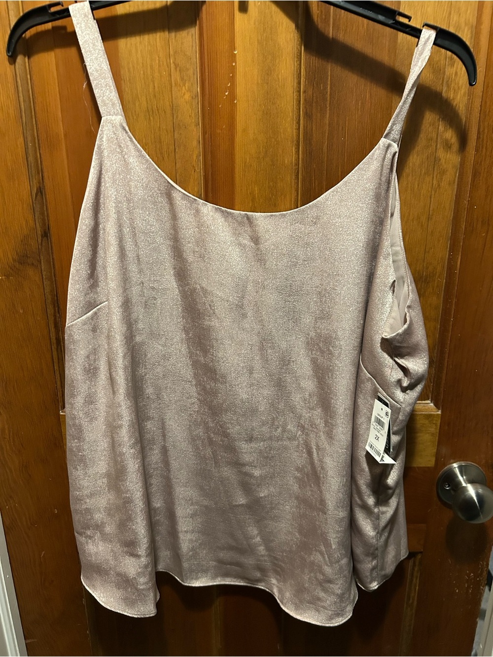 Spaghetti Strap Tank Top in Dusty Rose